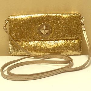 Kate spade Small Gold Glitter handbag